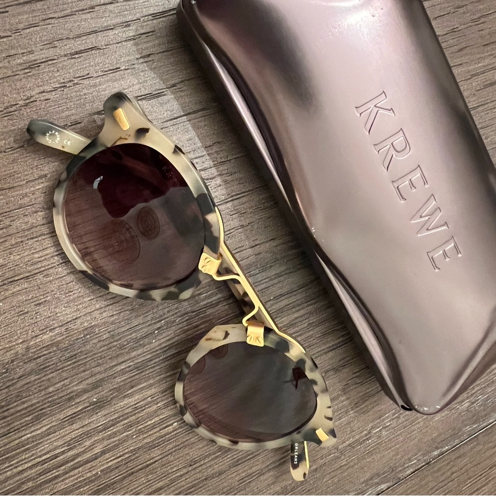 KREWE Tortoise Shell Sunglasses